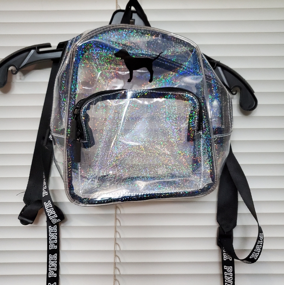 PINK clear bag